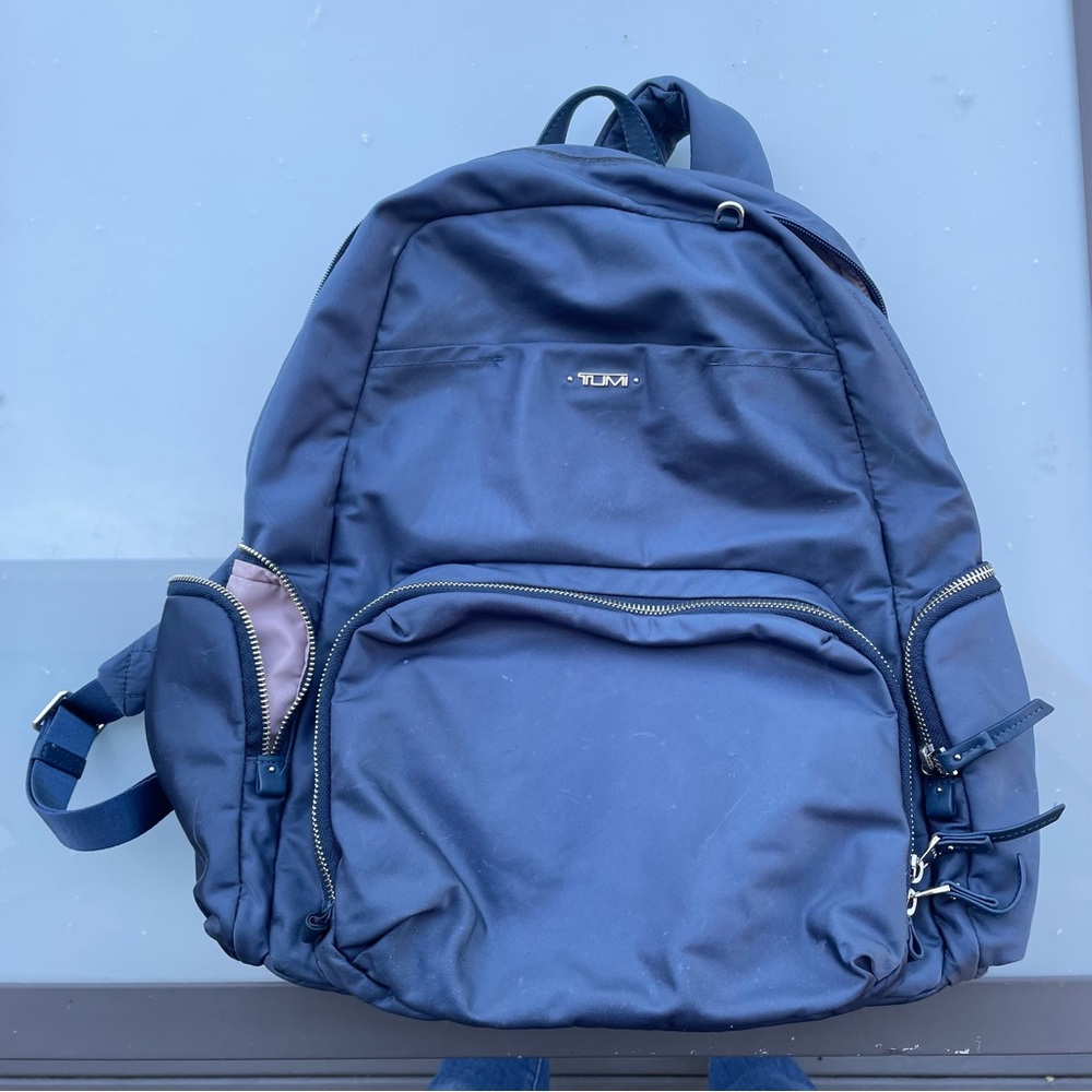 Blue Tumi Calais Backpack